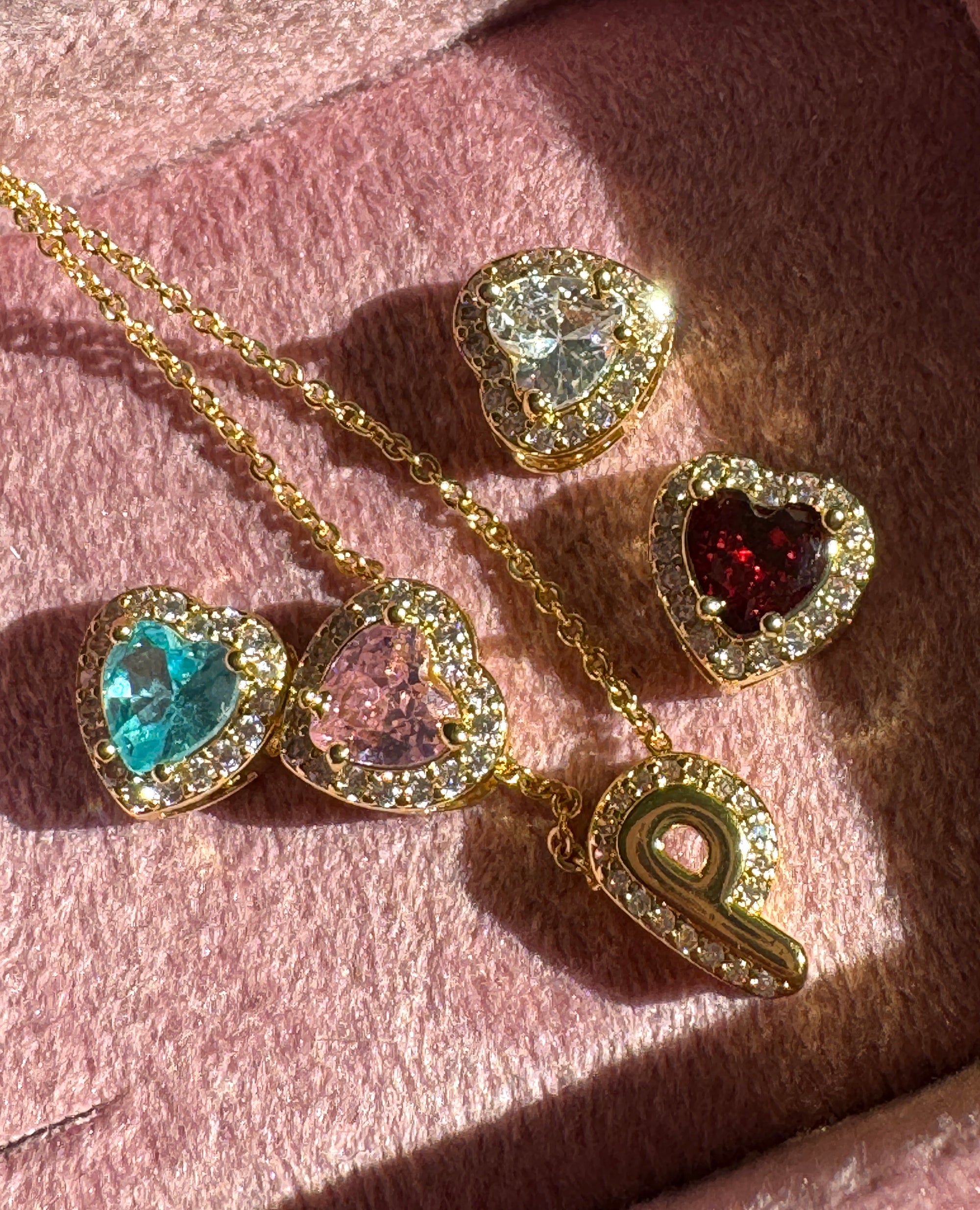 BIRTHSTONE LUCKY CHARM NECKLACE