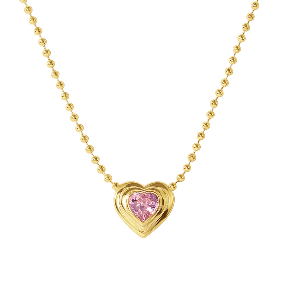 RETRO HEART NECKLACE