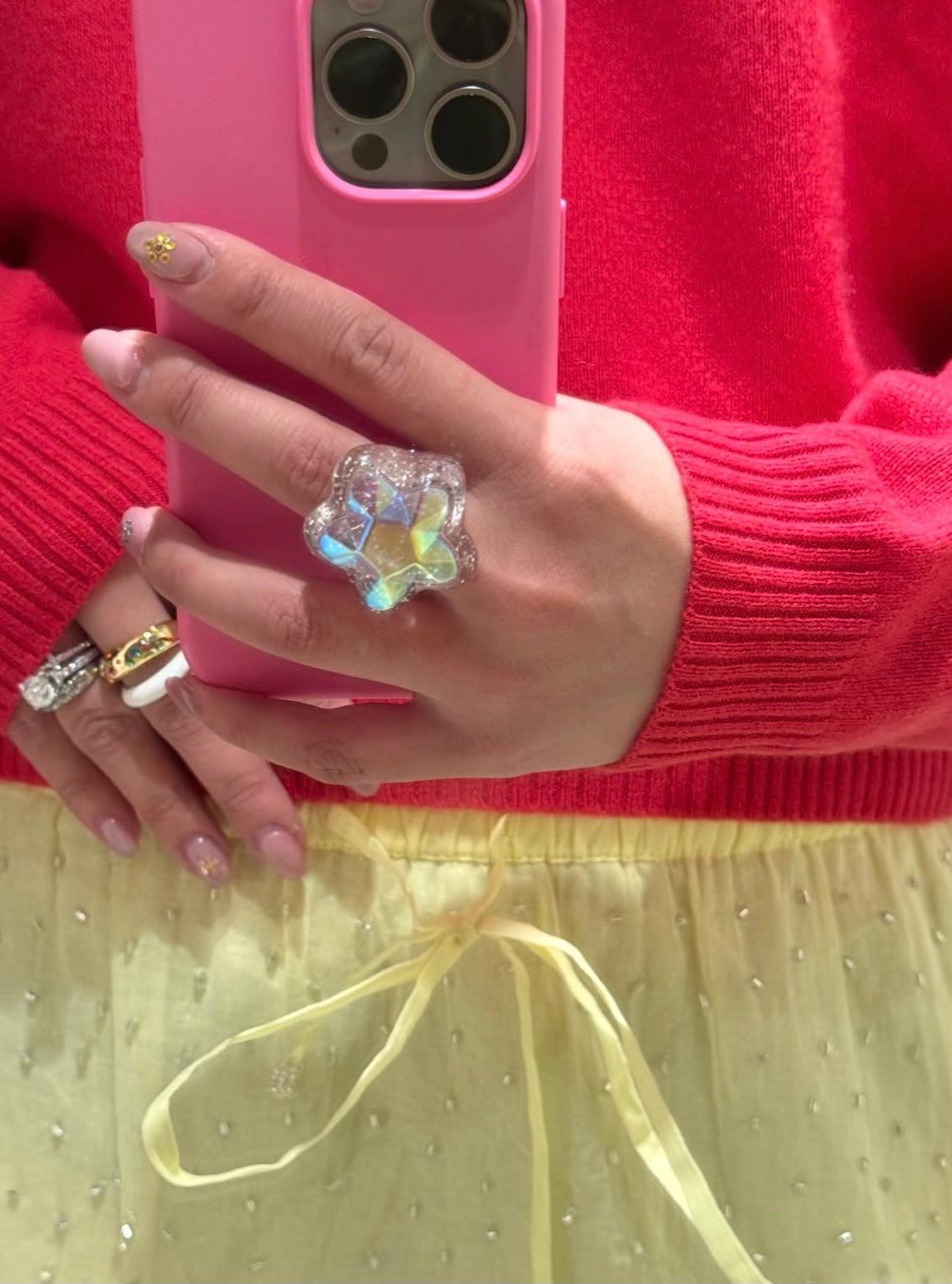 STARGIRL GLITTER RING