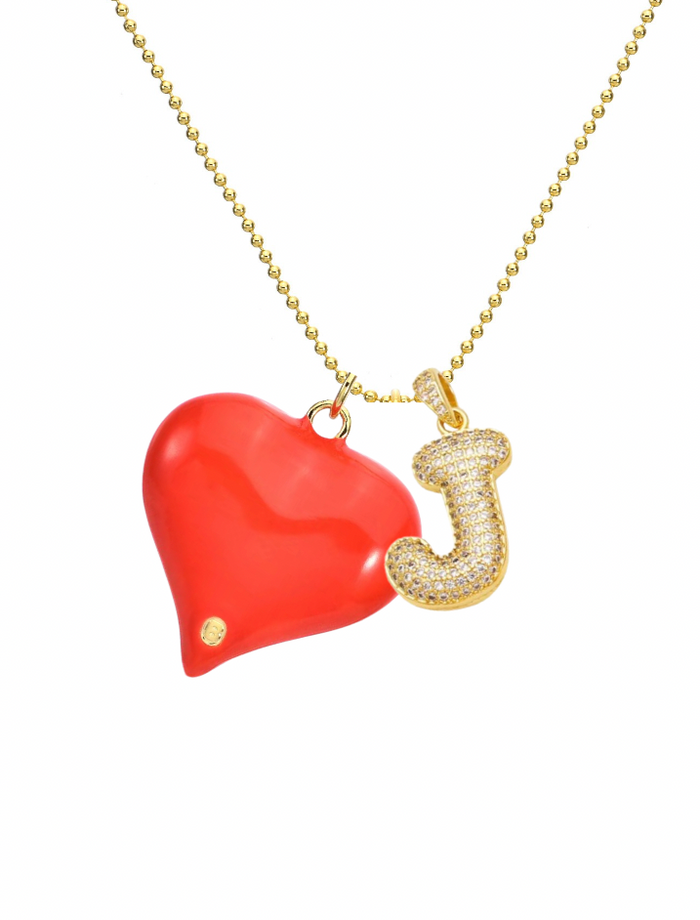 CHERRY POP HEART NECKLACE