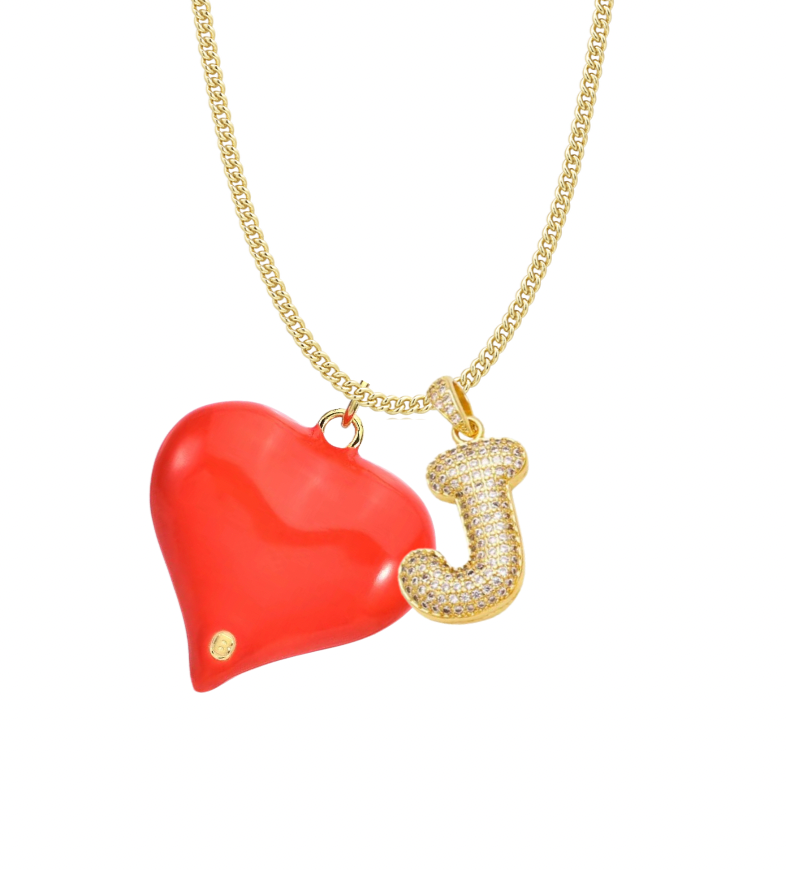 CHERRY POP HEART NECKLACE