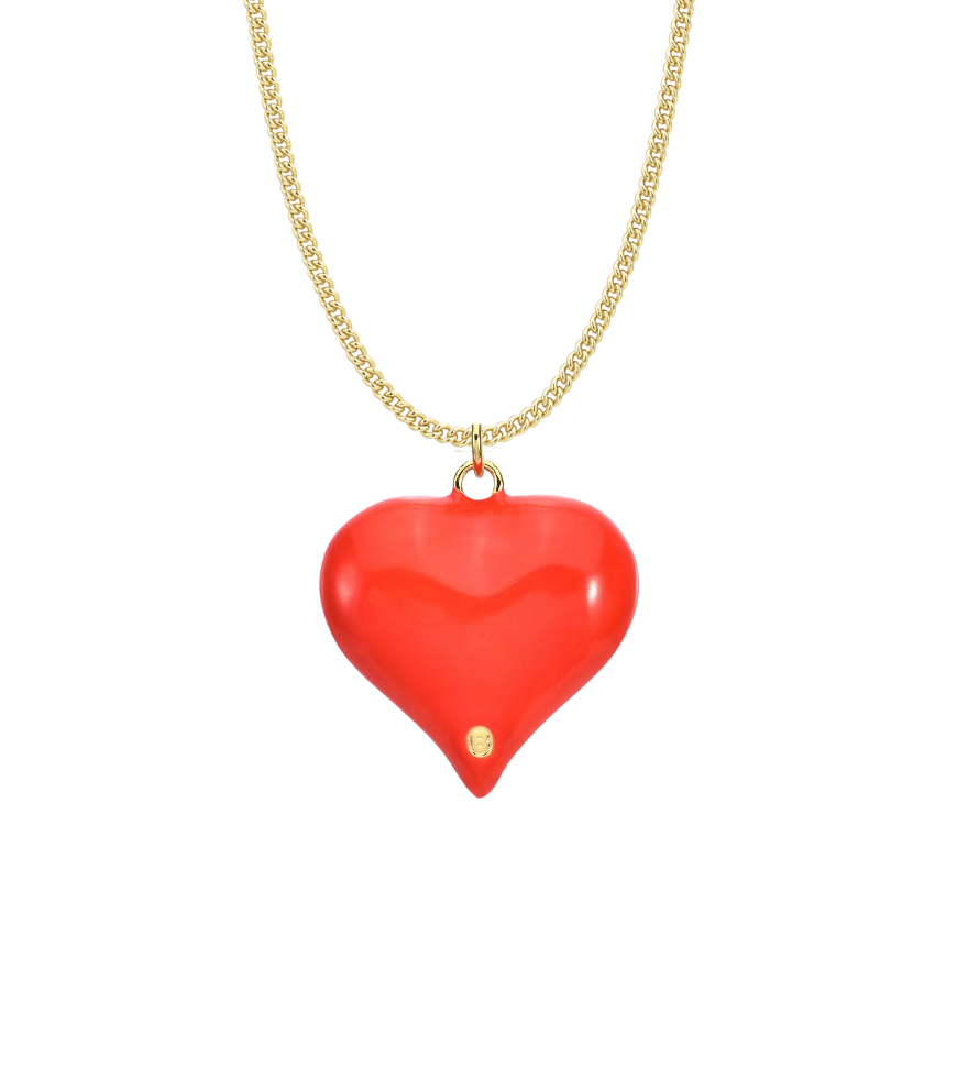 CHERRY POP HEART NECKLACE