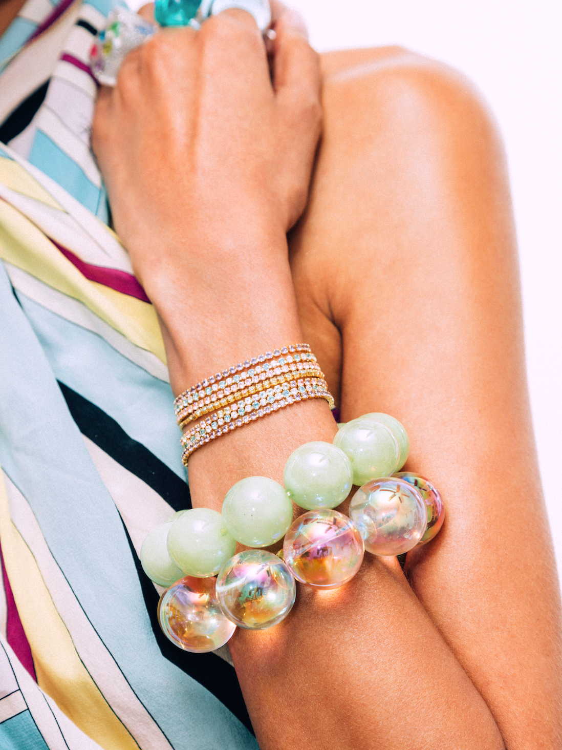 ADJUSTABLE TWINKLE TENNIS BRACELET