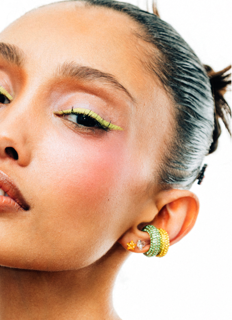 RAINBOW ECLIPSE MICROPAVE EAR CUFF