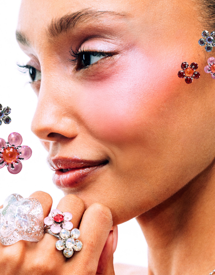 FLOWER GUMBALL RING (ADJUSTABLE)