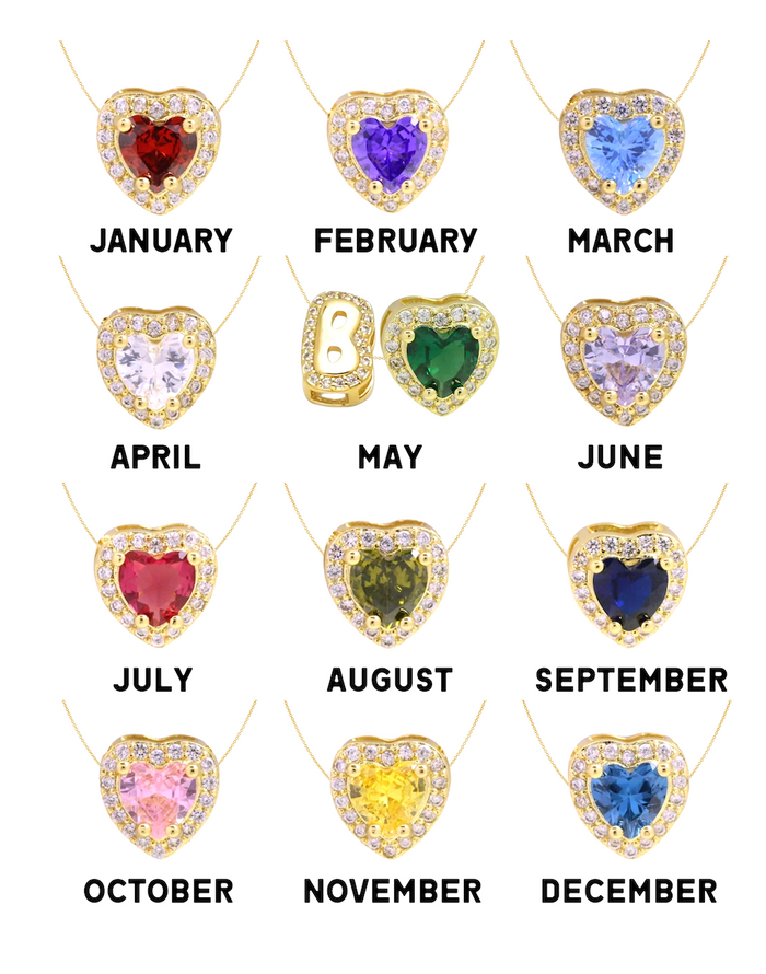 BIRTHSTONE LUCKY CHARM NECKLACE