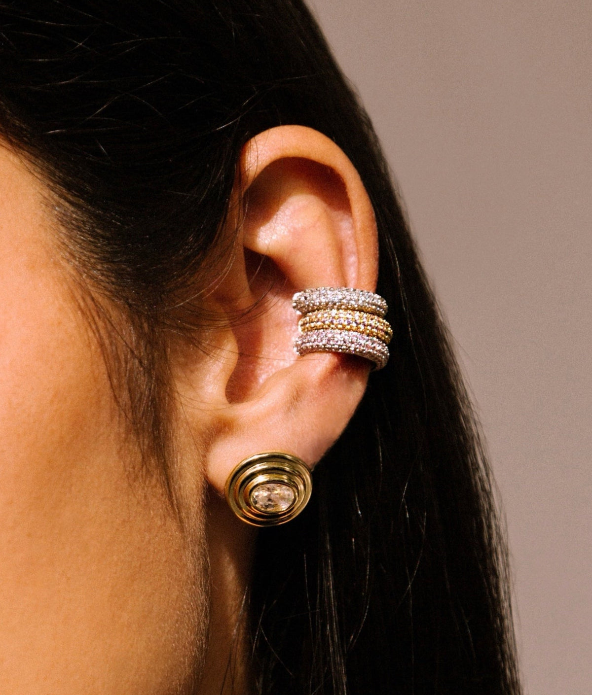 RETRO DOME EARRINGS