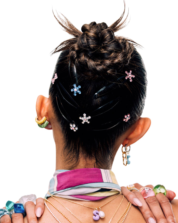 STARDUST HAIR BARRETTES (SET OF THREE)