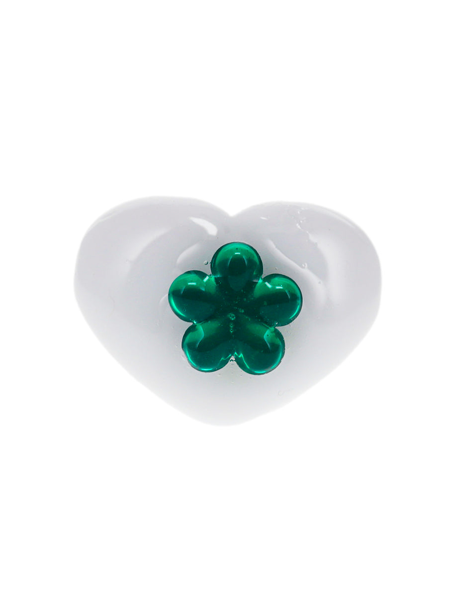 WHITE RAINBOW LUCKY RING