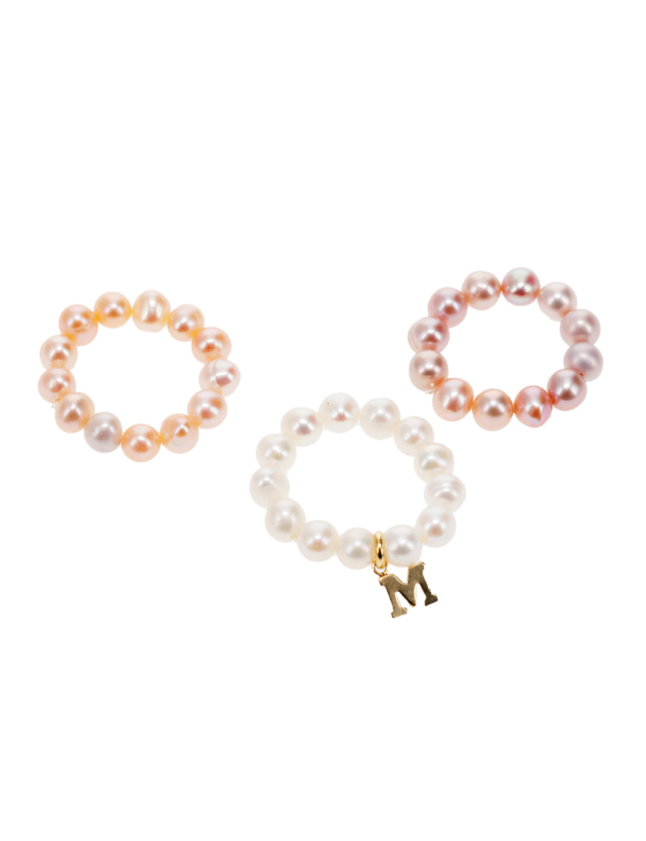 PEARLY INITIAL RING