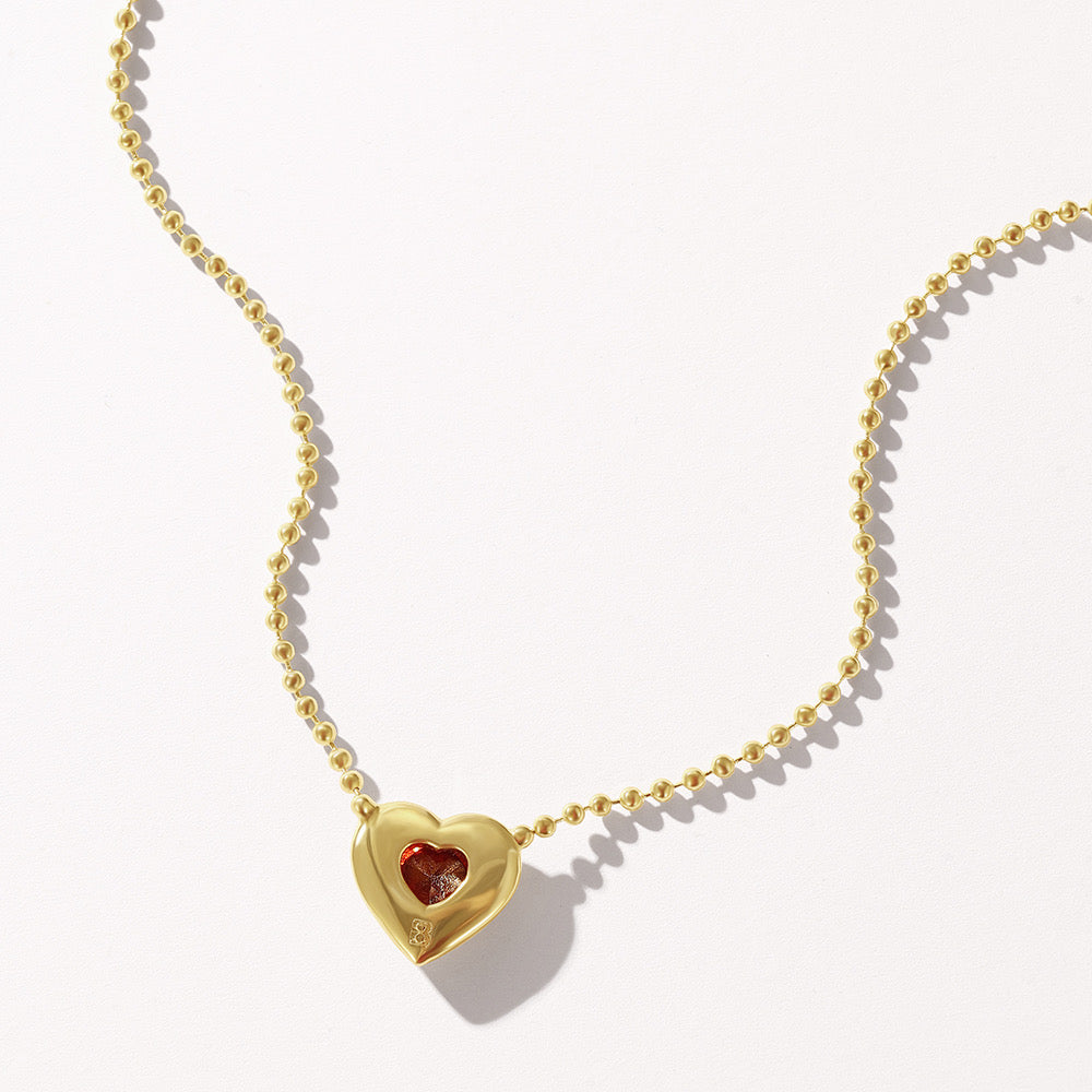 RETRO HEART NECKLACE