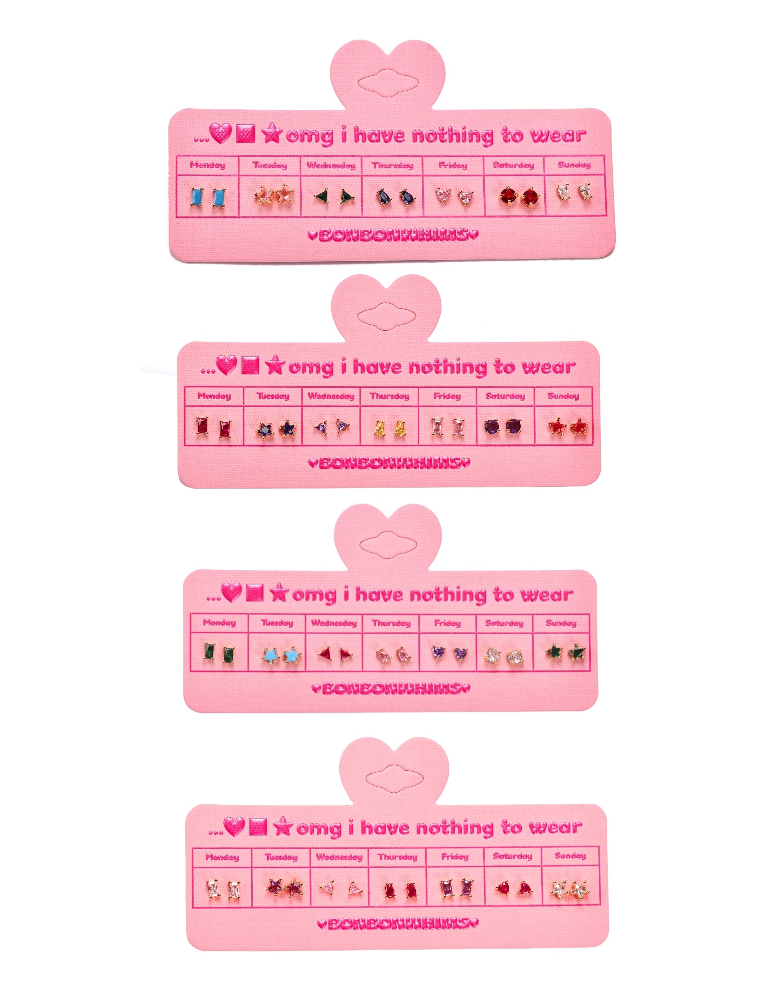 MINI STICKER SHEET EARRING SETS