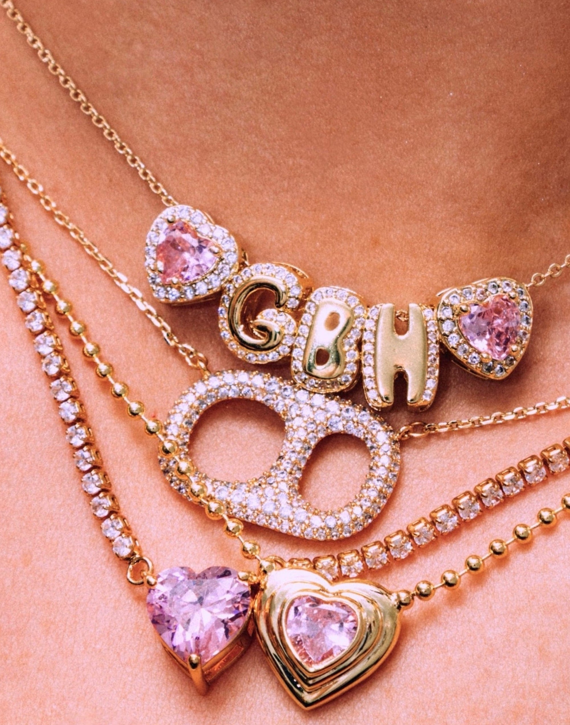 BIRTHSTONE LUCKY CHARM NECKLACE