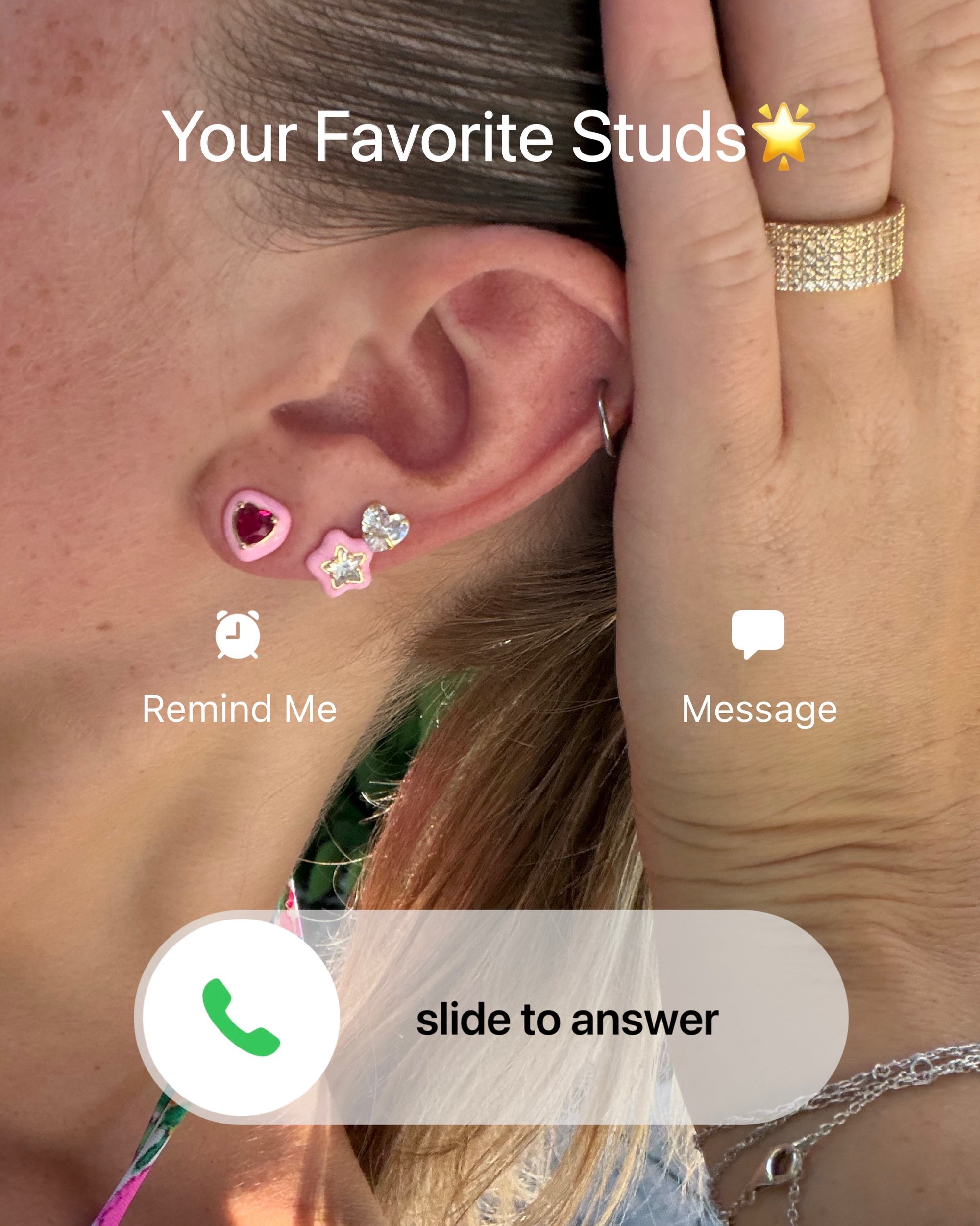 MINI LUCKY STUD EARRING