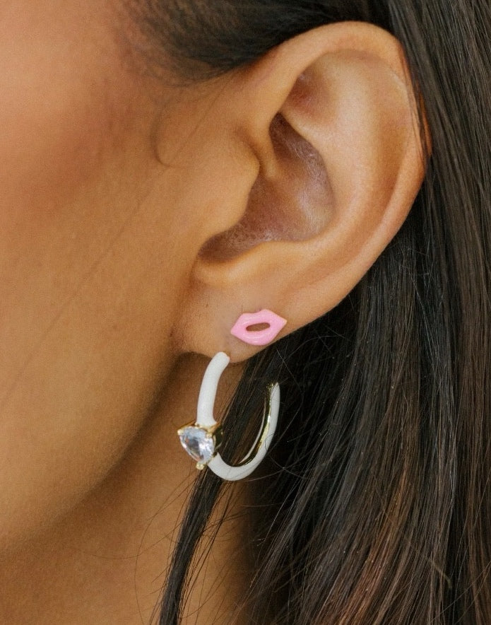 RAINBOW HOOP EARRING