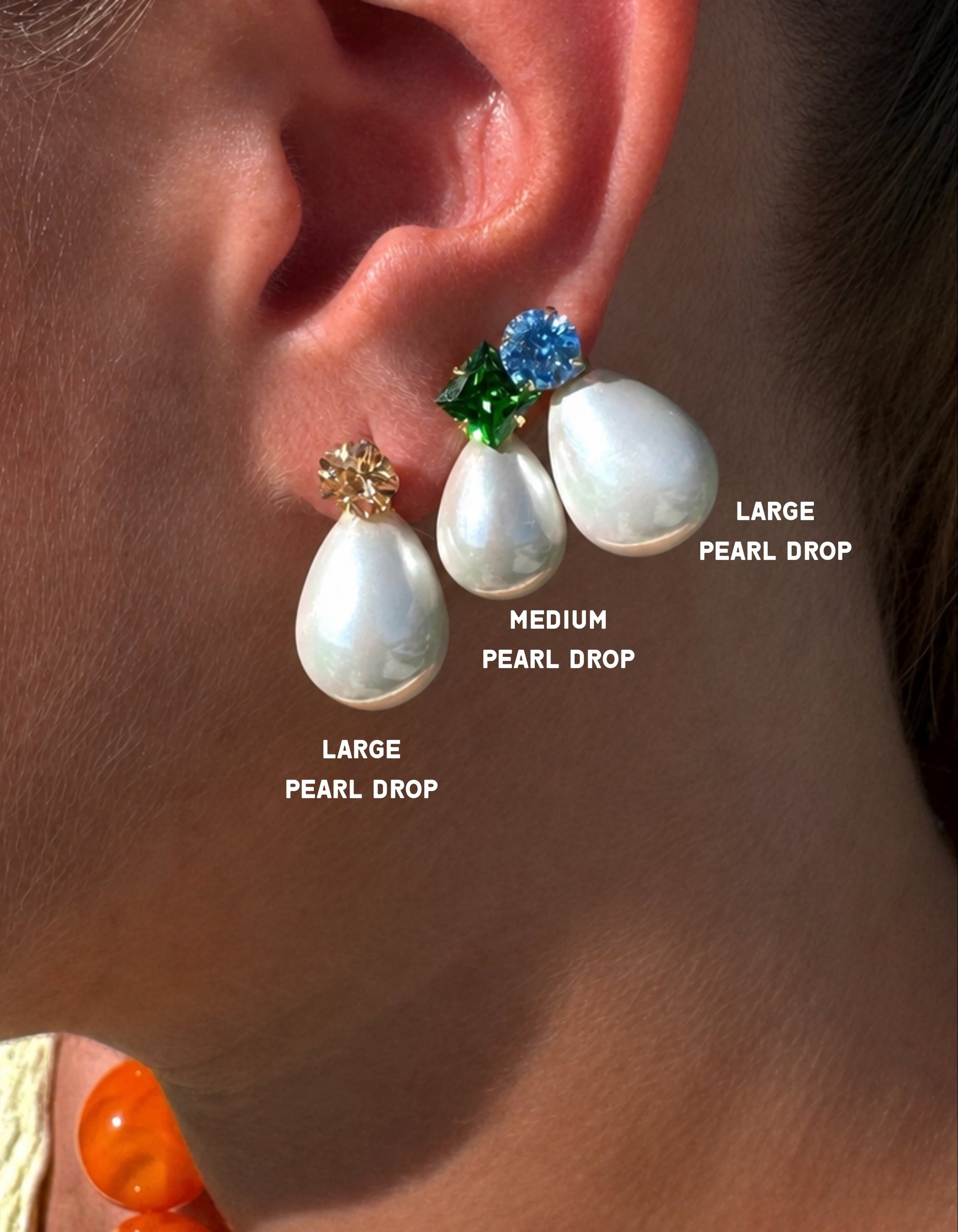 BIGGIE "STICKER" DROP EARRING (SINGLE)