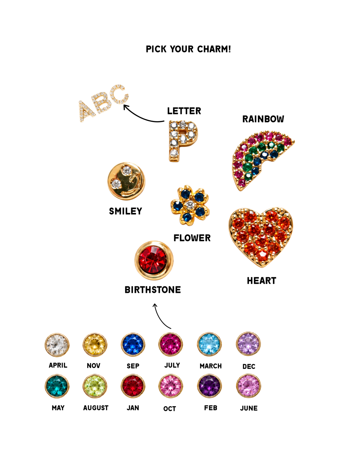CUSTOM SUPER GLAZED CHARM EARRING (SINGLE)