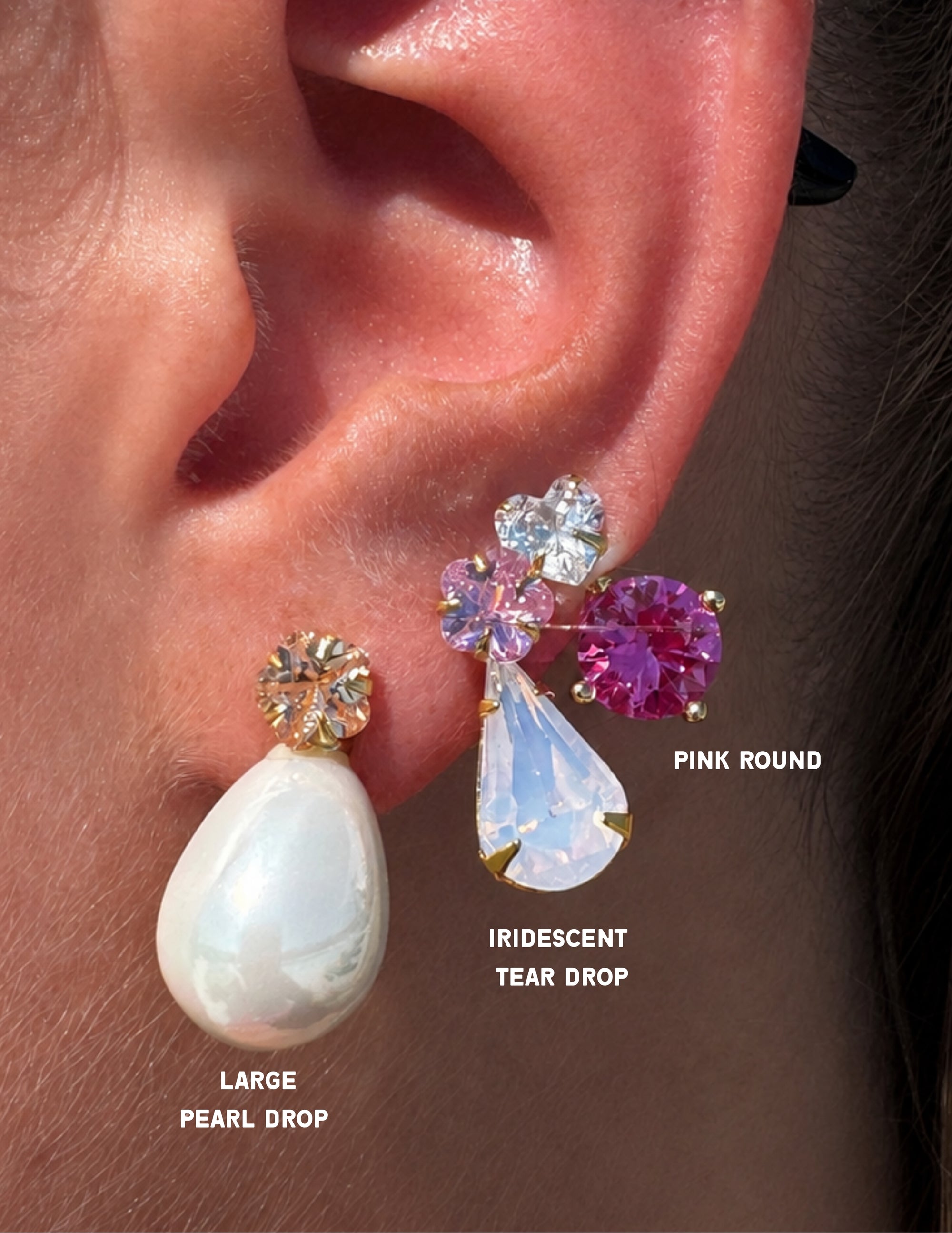 BIGGIE "STICKER" DROP EARRING (SINGLE)