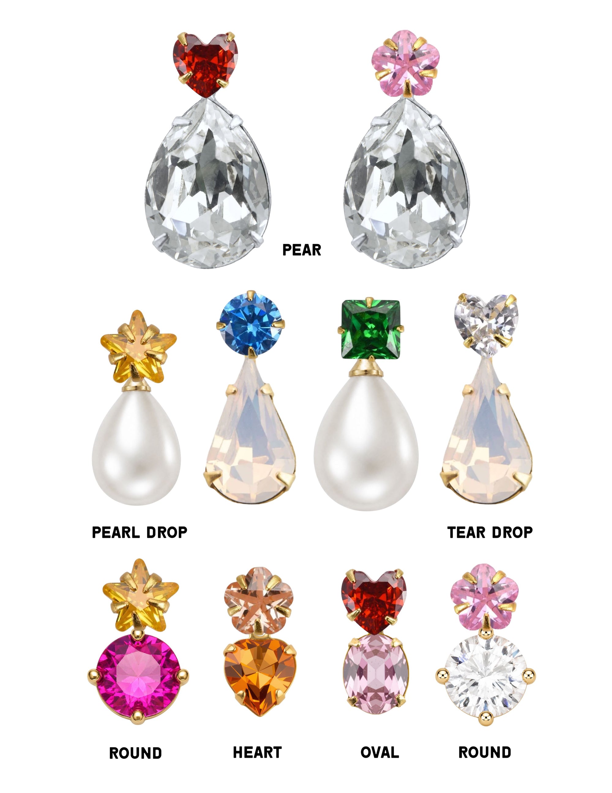 BIGGIE "STICKER" DROP EARRING (SINGLE)