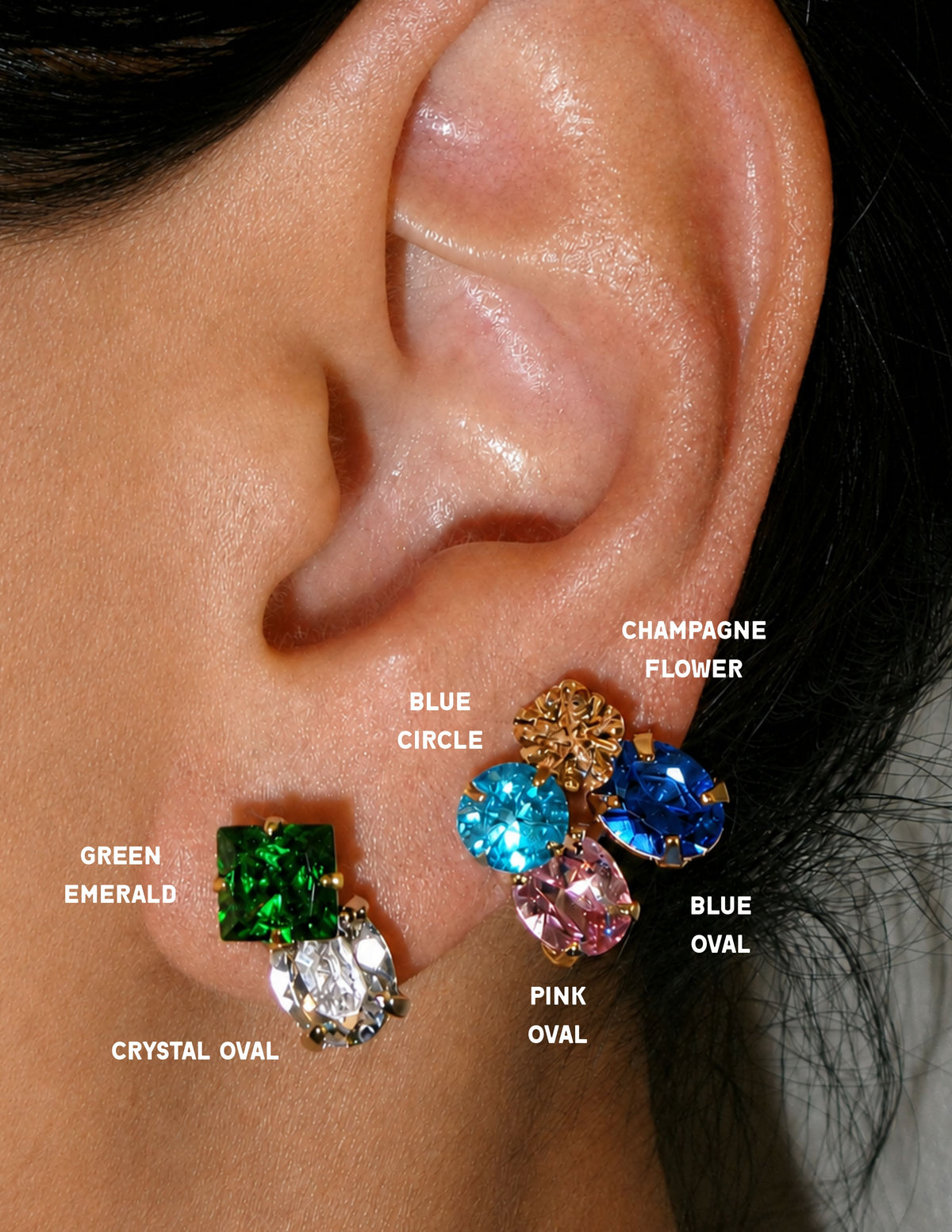 BIGGIE "STICKER" DROP EARRING (SINGLE)