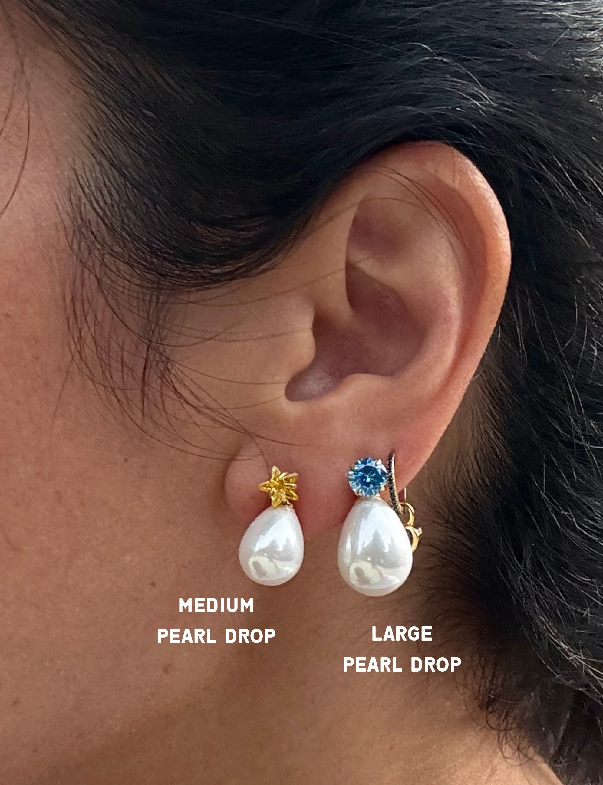 BIGGIE "STICKER" DROP EARRING (SINGLE)