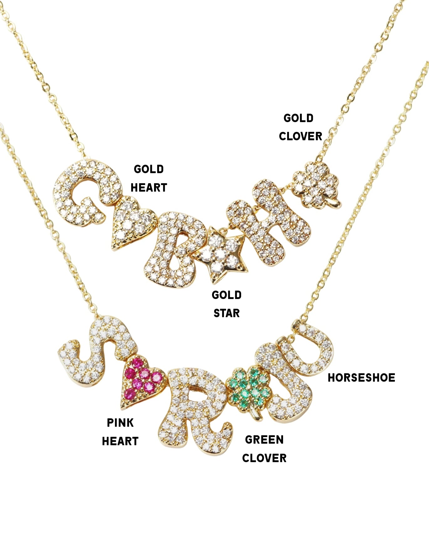 TWINKLE MICROPAVE CHARM NECKLACE