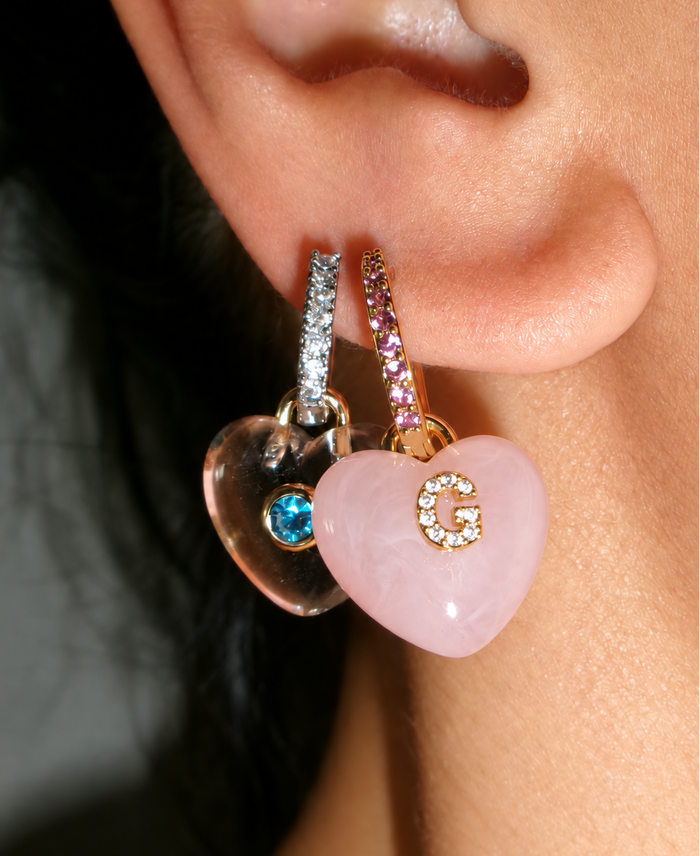 CUSTOM SUPER GLAZED CHARM EARRING (SINGLE)