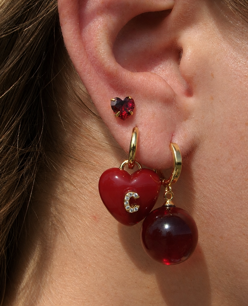 CUSTOM SUPER GLAZED CHARM EARRING (SINGLE)