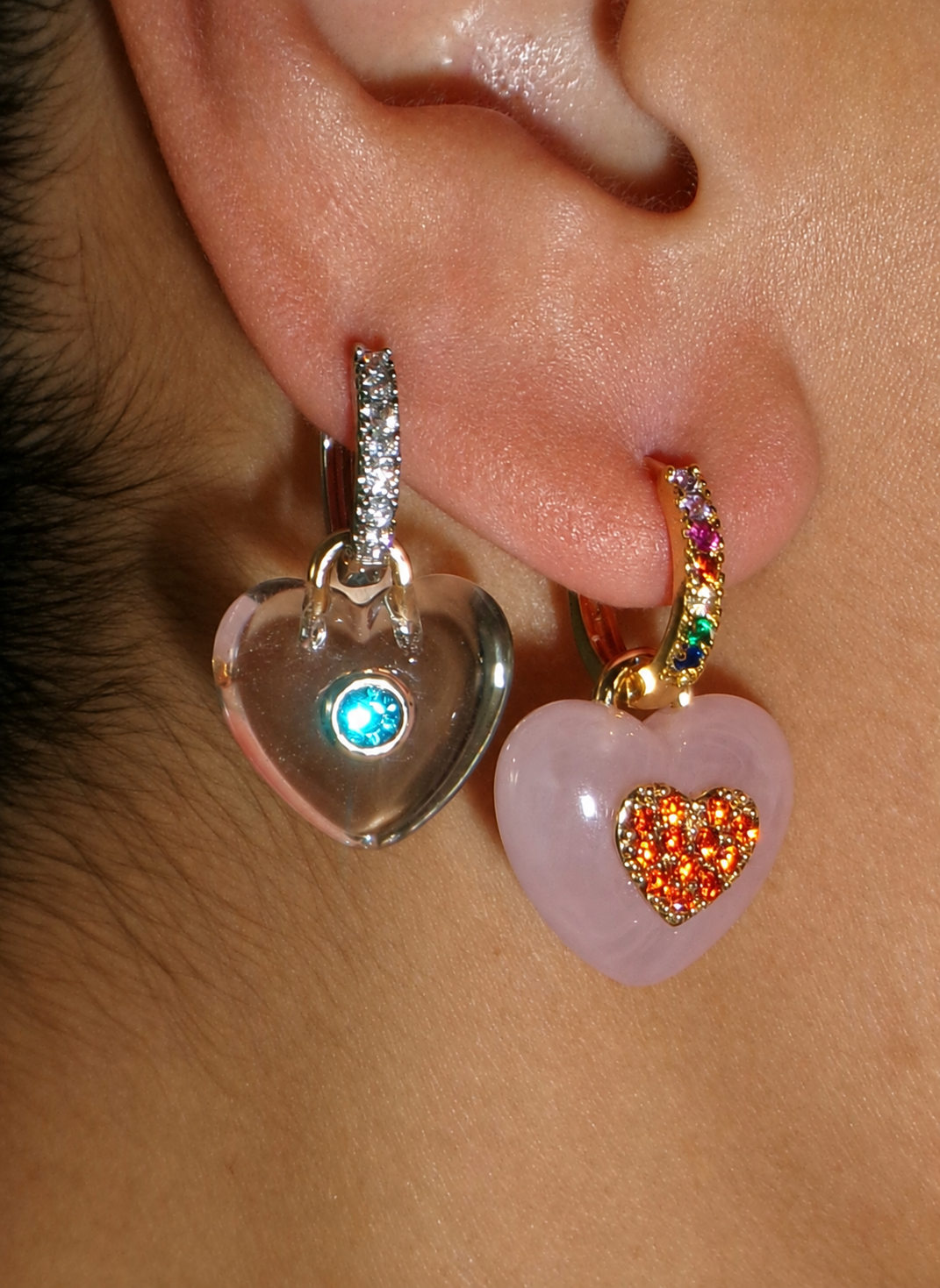 CUSTOM SUPER GLAZED CHARM EARRING (SINGLE)