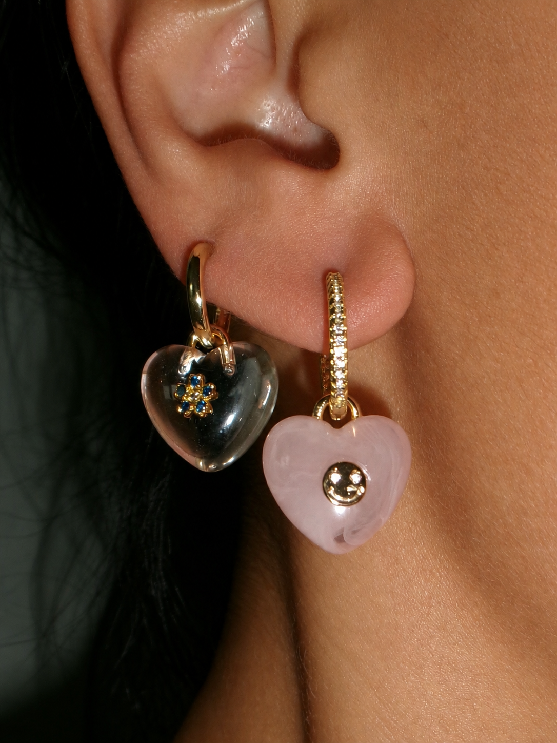 CUSTOM SUPER GLAZED CHARM EARRING (SINGLE)