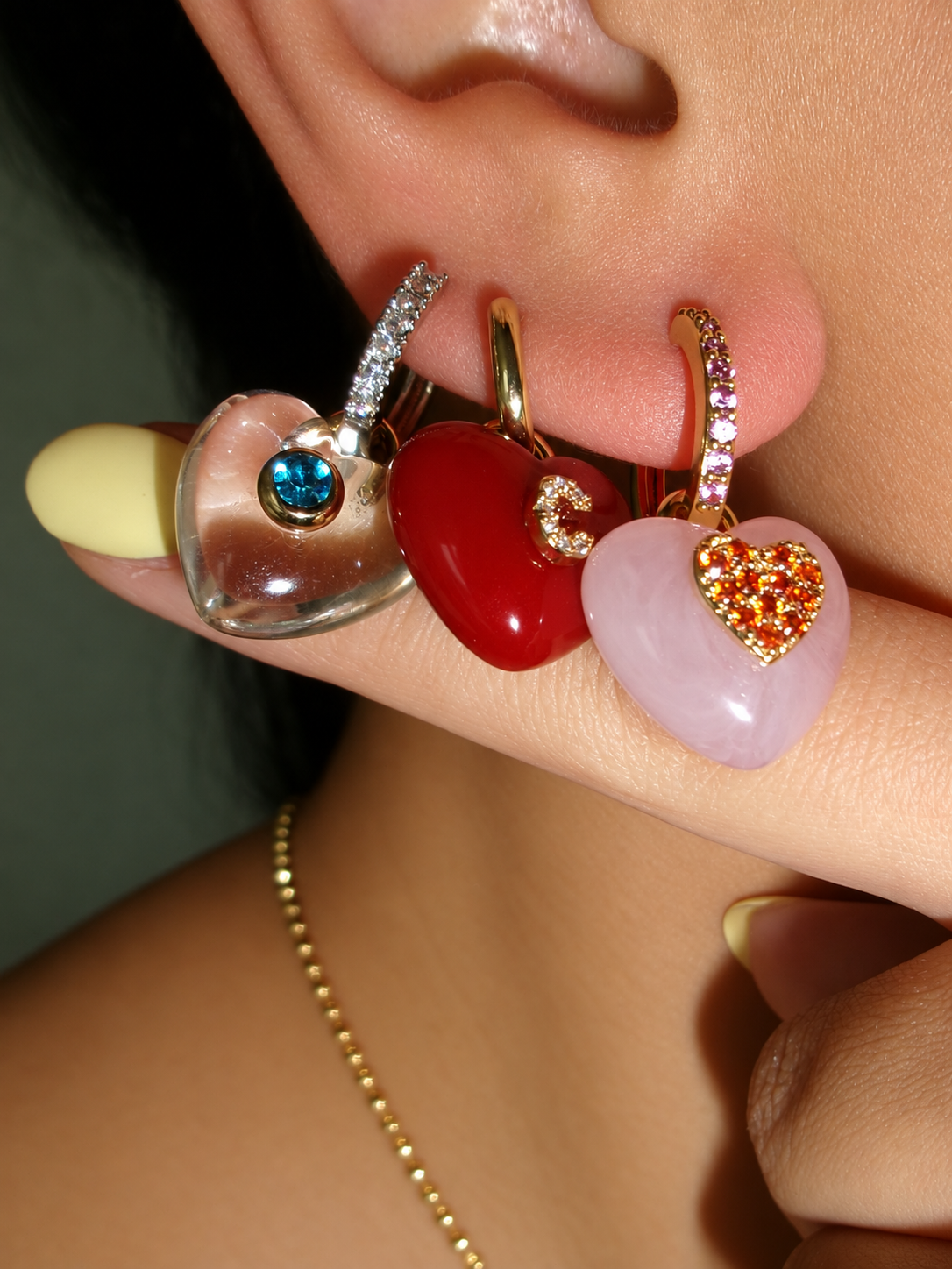 CUSTOM SUPER GLAZED CHARM EARRING (SINGLE)
