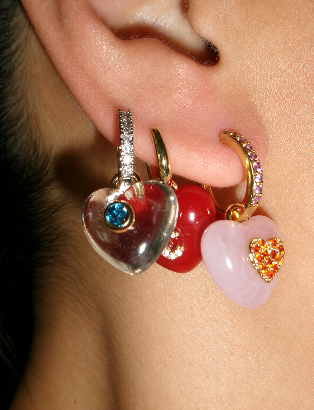 CUSTOM SUPER GLAZED CHARM EARRING (SINGLE)