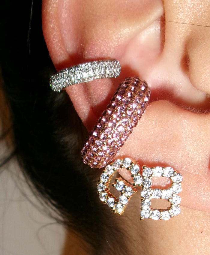 EVERYDAY INITIAL STUD EARRING (SINGLE)