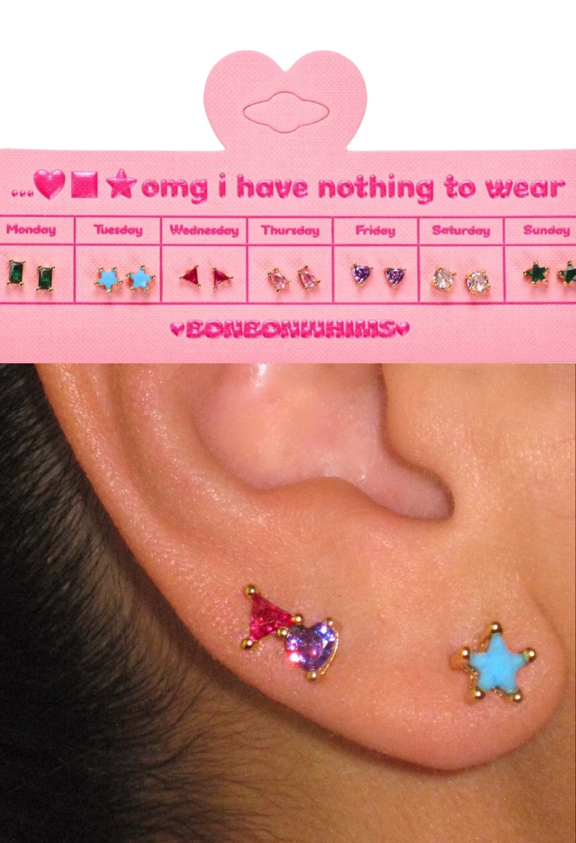 MINI "STICKER SHEET" EARRING SETS