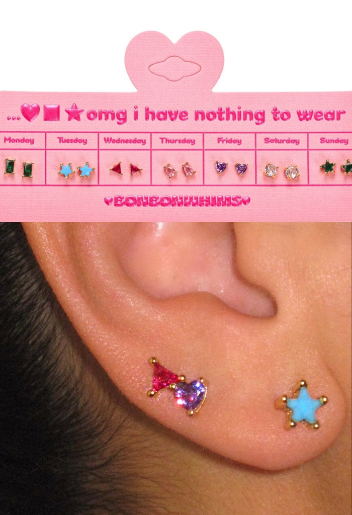 MINI STICKER SHEET EARRING SETS