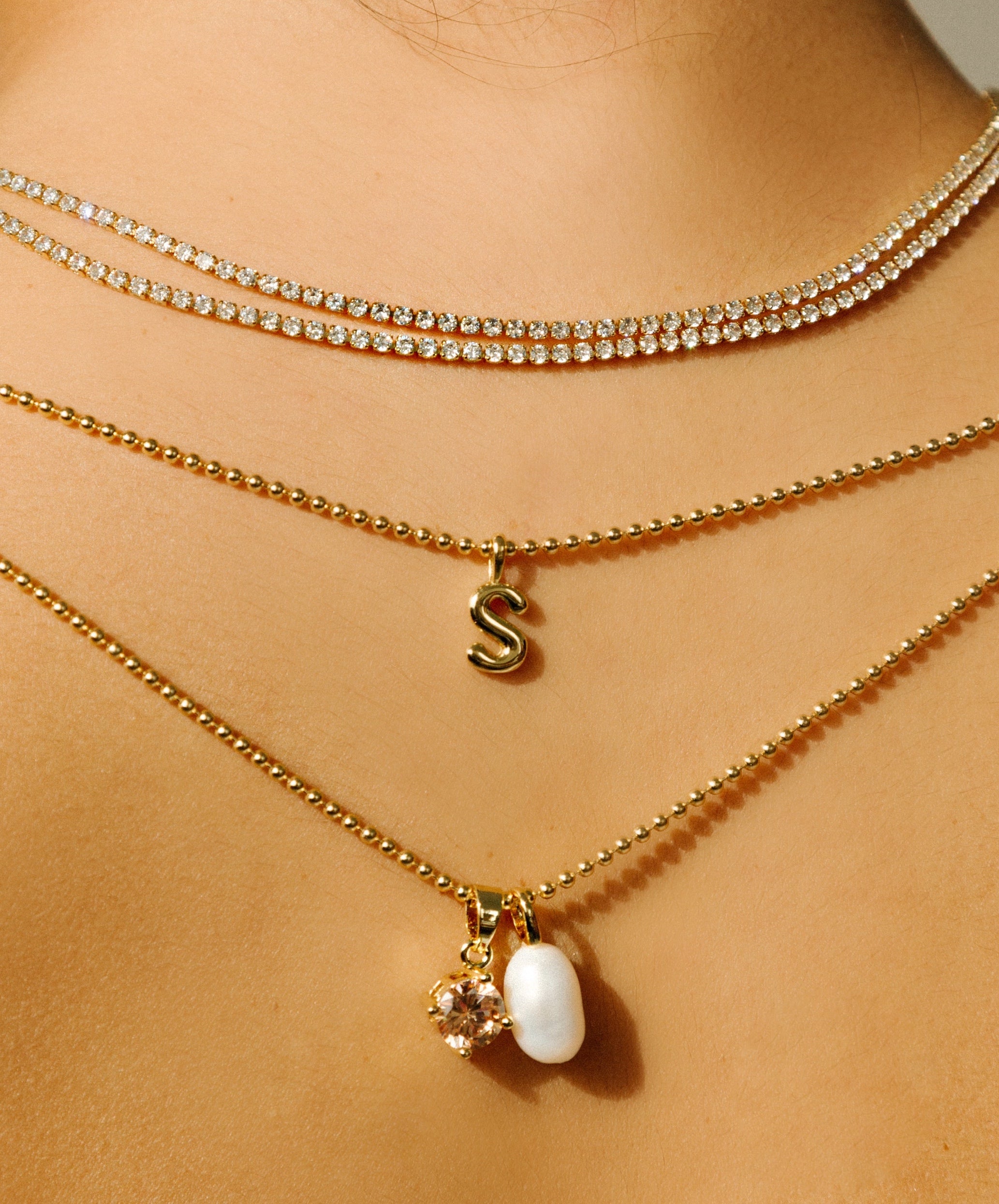 ADJUSTABLE TWINKLE TENNIS NECKLACE