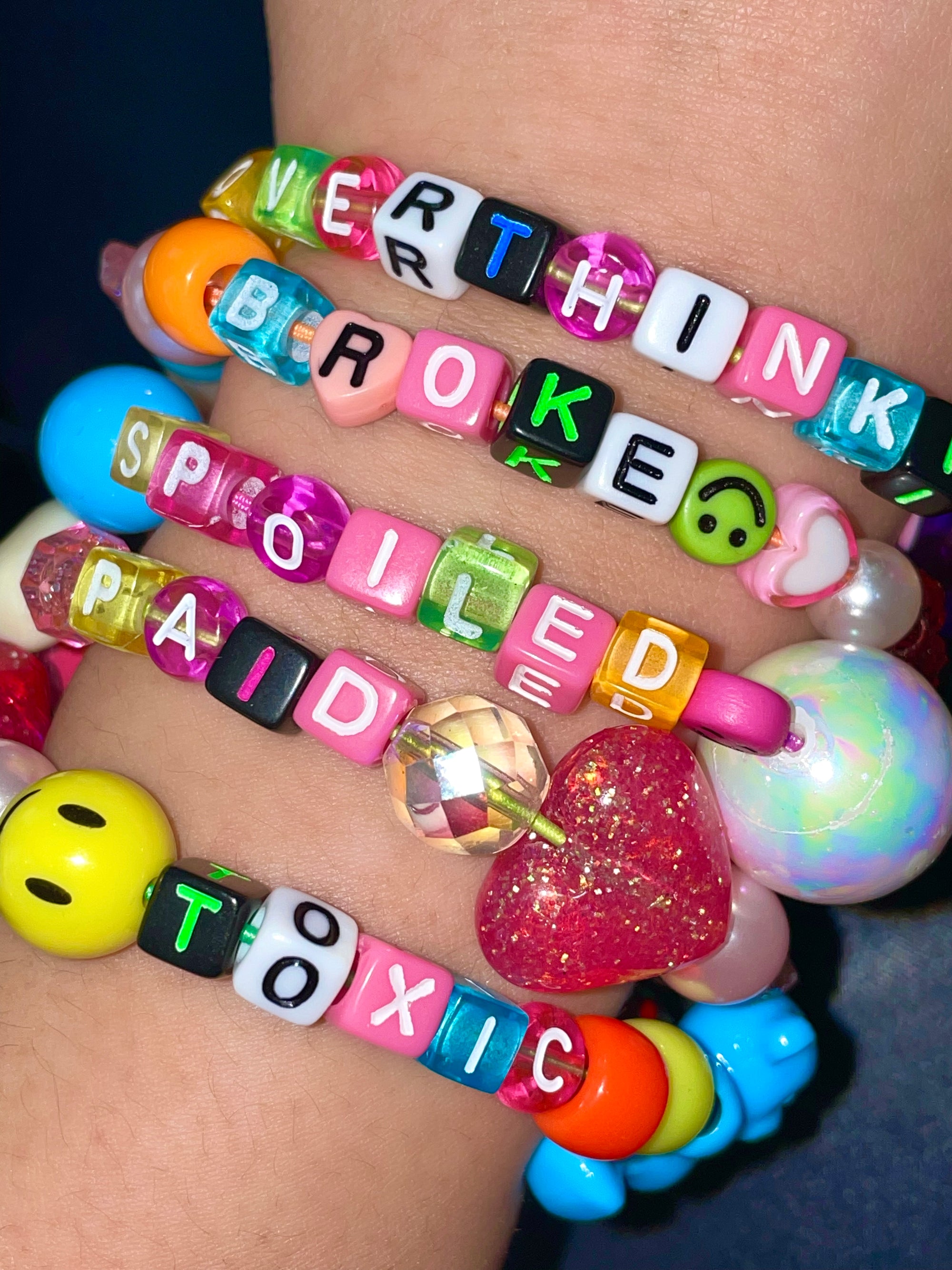 CHAOTIC ENERGY STRETCHY BRACELET