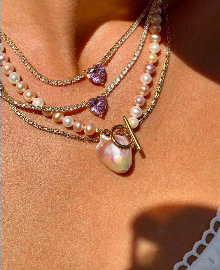 Spaceship discount pearl necklace
